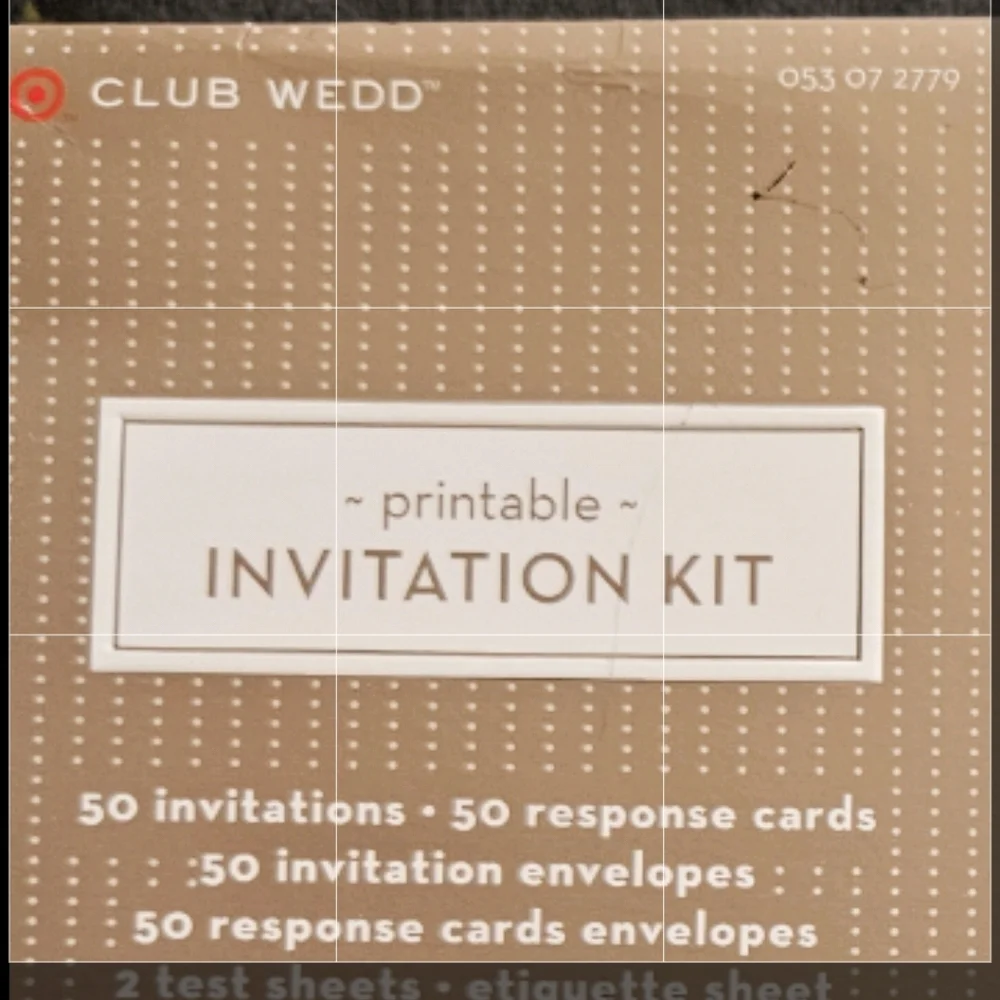Printable Stationary Wedding Party Invitation Kit